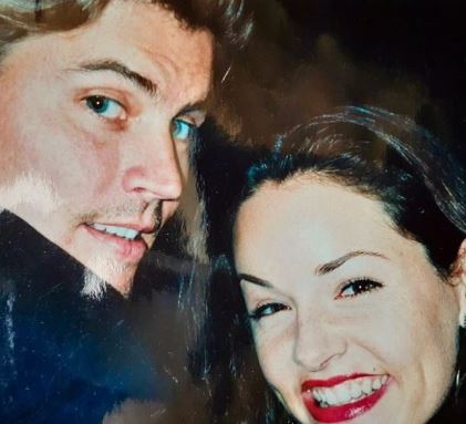 Matthew Sprouse with his ex-wife Melanie Wright